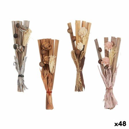 Bouquets Gris Orange Rose Naturel 15 x 35 x 5 cm (48 Unités): Plus de 300.000 produits de grandes marques en vente directe à pri