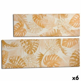Toile Feuille d'une plante Doré 135 x 45 x 1,5 cm (6 Unités): Plus de 300.000 produits de grandes marques en vente directe à pri
