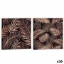 Toile Feuille d'une plante Noir 1,5 x 28 x 28 cm (36 Unités): Plus de 300.000 produits de grandes marques en vente directe à pri