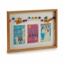 Porte photos mural Pompons Lama Multicouleur Bois 30 x 3 x 41 cm (8 Unités): Plus de 300.000 produits de grandes marques en vent
