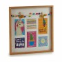 Porte photos mural Pompons Lama Multicouleur Bois 40,5 x 3 x 40,5 cm (6 Unités): Plus de 300.000 produits de grandes marques en 