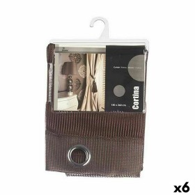 Rideau 140 x 260 cm Grille Marron (6 Unités): Plus de 300.000 produits de grandes marques en vente directe à prix usine sur cade