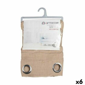 Rideau Beige 140 x 0,1 x 260 cm (6 Unités): Plus de 300.000 produits de grandes marques en vente directe à prix usine sur cadeau