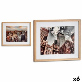 Cadre Bâtiment Bois verre 43 x 3 x 53 cm (6 Unités): Plus de 300.000 produits de grandes marques en vente directe à prix usine s