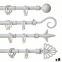 Tringle à Rideau Extensible Blanc Fer 5 x 122 x 5 cm (8 Unités): Plus de 300.000 produits de grandes marques en vente directe à 