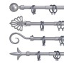 Tringle à Rideau Extensible Argenté Fer 5 x 178 x 5 cm (8 Unités): Plus de 300.000 produits de grandes marques en vente directe 