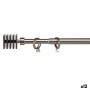 Tringle à Rideau Extensible Carré Argenté Fer 4,5 x 125,5 x 4,5 cm (12 Unités): Plus de 300.000 produits de grandes marques en v