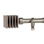 Tringle à Rideau Extensible Carré Argenté Fer 4,5 x 180 x 4,5 cm (12 Unités): Plus de 300.000 produits de grandes marques en ven