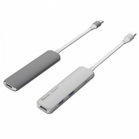 Hub USB Silver HT 17123 Blanc/Gris Gris foncé: Plus de 300.000 produits de grandes marques en vente directe à prix usine sur cad