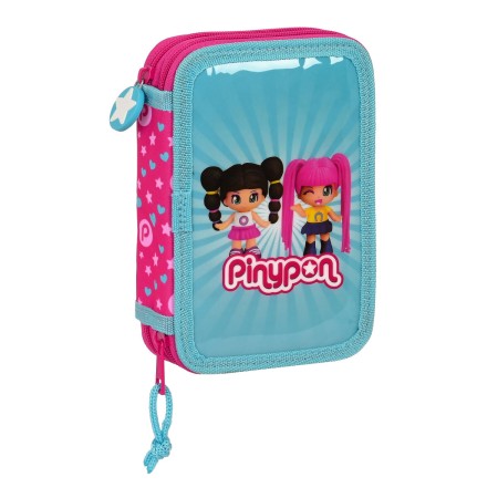 Plumier double Pinypon Bleu Rose 12.5 x 19.5 x 4 cm (28 Pièces): Plus de 300.000 produits de grandes marques en vente directe à 