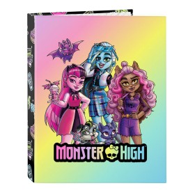 Reliure à anneaux Monster High Creep Noir A4 26.5 x 33 x 4 cm: Plus de 300.000 produits de grandes marques en vente directe à pr