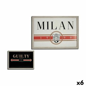 Cadre GUILTY MILAN Contre-plaqué 46 x 2 x 66 cm (6 Unités): Plus de 300.000 produits de grandes marques en vente directe à prix 