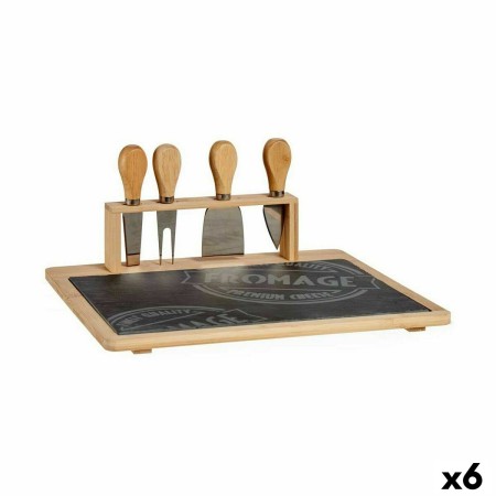Plateau à fromages Kinvara 1242SJ4135 Bambou Ardoise 27,5 x 15 x 34 cm (6 Unités): Plus de 300.000 produits de grandes marques e