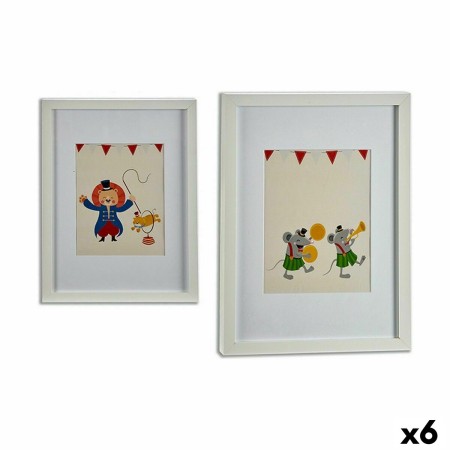 Cadre Cirque Multicouleur Bois 33 x 3 x 43 cm: Plus de 300.000 produits de grandes marques en vente directe à prix usine sur cad