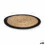 Dessous de plat Naturel Noir 30 x 1 x 30 cm (48 Unités): Plus de 300.000 produits de grandes marques en vente directe à prix usi