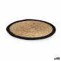 Dessous de plat Naturel Noir 35 x 1 x 35 cm (48 Unités): Plus de 300.000 produits de grandes marques en vente directe à prix usi