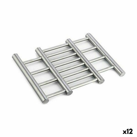 Dessous de plat Kinvara W6357A Argenté Acier inoxydable 23 x 2 x 20 cm Extensible (12 Unités): Plus de 300.000 produits de grand