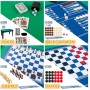 Table multi-jeux Colorbaby 12 en 1 107 x 83,5 x 61 cm: Plus de 300.000 produits de grandes marques en vente directe à prix usine