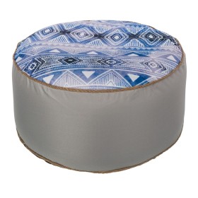 Pouf gonflable étnico Bleu 55 x 55 x 25 cm Ethnique: Plus de 300.000 produits de grandes marques en vente directe à prix usine s