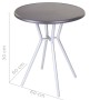 Table d'appoint Zoe Noir Gris Acier 60 x 60 x 70 cm: Plus de 300.000 produits de grandes marques en vente directe à prix usine s