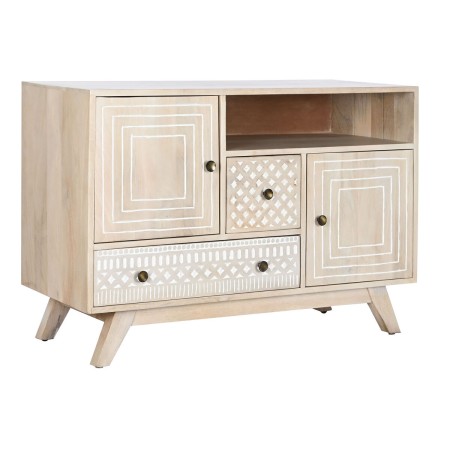 Buffet DKD Home Decor Blanc Naturel Bois de manguier 115 x 42 x 75 cm: Plus de 300.000 produits de grandes marques en vente dire