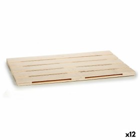 Plateau apéritif Marron Bois 40 x 2 x 60 cm (12 Unités): Plus de 300.000 produits de grandes marques en vente directe à prix usi