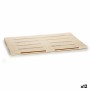 Plateau apéritif Marron Bois 40 x 2 x 60 cm (12 Unités): Plus de 300.000 produits de grandes marques en vente directe à prix usi