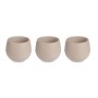 Set de pots Ibergarden ES0301214S3 Taupe Plastique 12 x 12 x 11 cm (6 Unités): Plus de 300.000 produits de grandes marques en ve