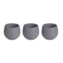 Set de pots Ibergarden ES0501102S3 Anthracite Plastique 16,5 x 16,5 x 14,5 cm (4 Unités): Plus de 300.000 produits de grandes ma