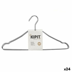 Jeu de porte-manteaux Kipit 29100190 Argenté Métal 39,5 x 20 x 0,5 cm (24 Unités): Plus de 300.000 produits de grandes marques e