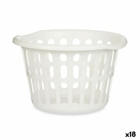 Panier Kipit 8066-W Blanc polypropylène 27 L 40 x 25 x 40 cm (18 Unités): Plus de 300.000 produits de grandes marques en vente d