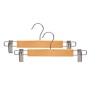 Jeu de porte-manteaux Kipit 29100196 Marron Argenté Bois Métal 28,5 x 2,5 x 11,5 cm Pinces de serrage (24 Unités): Plus de 300.0