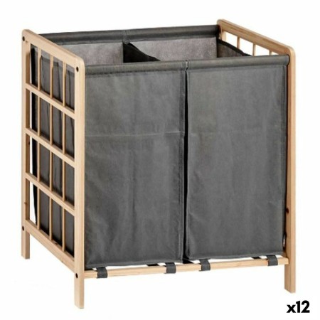 Panier à linge Kipit XJL146354H Marron Gris Bois 30 L x 2 33 x 60 x 59,5 cm (12 Unités): Plus de 300.000 produits de grandes mar