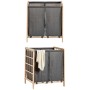 Panier à linge Kipit XJL146354H Marron Gris Bois 30 L x 2 33 x 60 x 59,5 cm (12 Unités): Plus de 300.000 produits de grandes mar