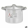 Marmite avec couvercle Kinvara 100031 Argenté Aluminium 23,5 x 15 x 18 cm (6 Unités): Plus de 300.000 produits de grandes marque