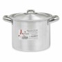 Marmite avec couvercle Kinvara 100031 Argenté Aluminium 23,5 x 15 x 18 cm (6 Unités): Plus de 300.000 produits de grandes marque