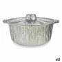 Ensemble de plats pour la cuisine Kinvara 66106 Aluminium 29 x 26 x 12 cm Jetable Avec couvercle Casserole (12 Unités): Plus de 
