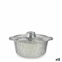 Ensemble de plats pour la cuisine Kinvara 66105 Aluminium 25,5 x 22 x 9,5 cm Jetable Avec couvercle Casserole (12 Unités): Plus 