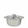 Ensemble de plats pour la cuisine Kinvara 66105 Aluminium 25,5 x 22 x 9,5 cm Jetable Avec couvercle Casserole (12 Unités): Plus 