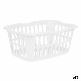 Panier Kipit 8067-W Blanc polypropylène 50 L 58 x 24 x 42 cm (12 Unités): Plus de 300.000 produits de grandes marques en vente d