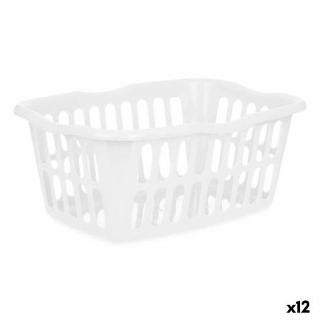 Panier Kipit 8067-W Blanc polypropylène 50 L 58 x 24 x 42 cm (12 Unités): Plus de 300.000 produits de grandes marques en vente d