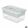 Boîte Multiusage Kipit 02 1310 Gris Transparent Plastique 5 L 29,5 x 14,5 x 19,2 cm (6 Unités): Plus de 300.000 produits de gran