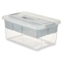 Boîte Multiusage Kipit 02 1311 Gris Transparent Plastique 9 L 35,5 x 17 x 23,5 cm (6 Unités): Plus de 300.000 produits de grande