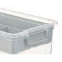 Boîte Multiusage Kipit 02 1311 Gris Transparent Plastique 9 L 35,5 x 17 x 23,5 cm (6 Unités): Plus de 300.000 produits de grande