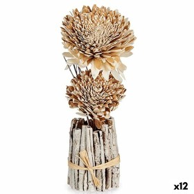 Fleur décorative Naturel 13 x 37 x 14 cm (12 Unités): Plus de 300.000 produits de grandes marques en vente directe à prix usine 