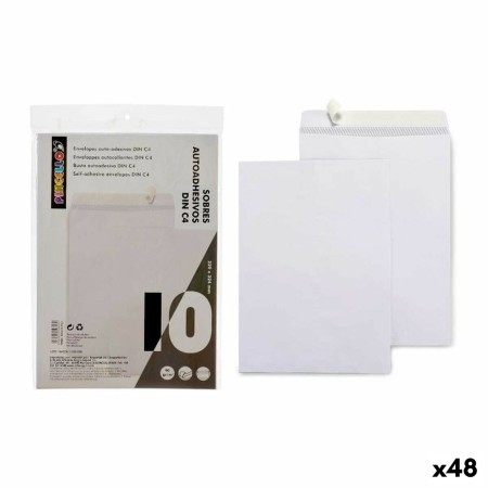 Enveloppes Pincello 229X324-10 Blanc Papier 229 x 324 mm (48 Unités): Plus de 300.000 produits de grandes marques en vente direc