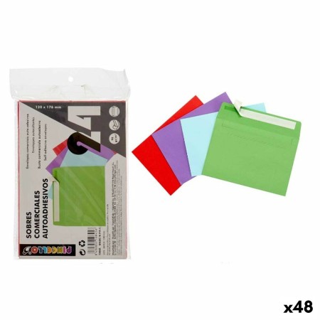 Enveloppes Pincello 12X17-24 Multicouleur Papier 120 x 176 mm (48 Unités): Plus de 300.000 produits de grandes marques en vente 
