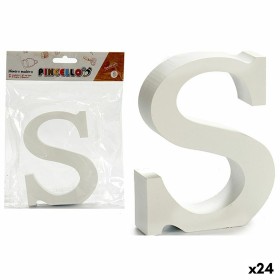 Lettre Pincello S Blanc Bois 2 x 16 x 14,5 cm (24 Unités): Plus de 300.000 produits de grandes marques en vente directe à prix u