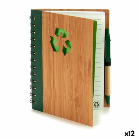 Cahier à Spirales avec Stylo Pincello AR1810136 1 x 18 x 14 cm Bambou (12 Unités): Plus de 300.000 produits de grandes marques e