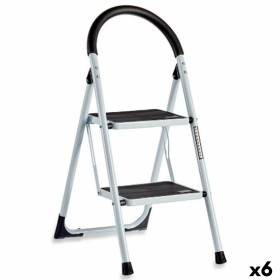 Echelle pliante Kipit KX1402-GREY429 Blanc Noir Gris Métal 38 x 50 x 84 cm (6 Unités): Plus de 300.000 produits de grandes marqu